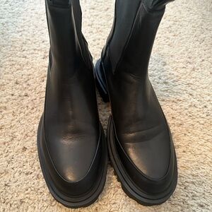 COPY - Black All Saints Chelsea Lug Sole Boots